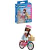 PLAYMOBIL | Barbie™ Brooklyn | Set de bicicleta con figura Barbie moderna, accesorios y estilo de vida playero | Para niños a partir de 4 años | 72125
