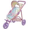 Olivia's Little Worldi Teamson Kids Magical Dreamland Baby Doll Carrozzina Passeggino Jogging Passeggino Giocattolo con Vano per Bambole, Multicolore Iridescente OL-00016