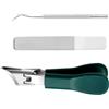 Ungtyb Toenail Clipper, Angled Blade, Heavy Duty Nail Trimmer, Ergonomic Grip Stainless Steel Black Finish Perfect for Home and Travel Grooming, 60g 1 Piece