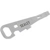 Sealey Apriscatole multiuso 7 in 1, apriscatole, apribottiglie, righello, estrattore chiodi, chiave per dadi da 8 mm, chiave esagonale da 13 mm, cacciavite - CO71