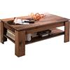 trendteam smart living Indy Wohnen:Ko.Old Wood NB,Couchtisch Arredamenti, Marrone, 121 x 68 x 47 cm