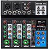 No AF4 Mixer Audio Professionale per Registrazione su Computer Mixer USB A 4 8036