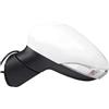 Rdtnvc Specchio Per Ford Per Fiesta Mk7 MK8 2009 2010 2011 2012 2013 2014-2017 Specchietto Retrovisore Laterale Elettrico Completo Portiera Specchietto Retrovisore Esterno(White-Left Side)