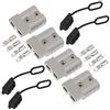 GTIWUNG 4PCS Connettori di Alimentazione 50A 600V, Connettore di Batteria, Batteria a Connessione Rapida 50A Cavo di Cablaggio per Auto, Rimorchio, Modi Moto, Winch Trailer Verricello