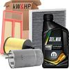 kW&HP KIT TAGLIANDO 4 FILTRI E 4LT OLIO ORIGINALE WR 5W30 PER PUNTO, GRANDE PUNTO 1.3 DIESEL 55 KW, 75CV