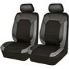 TDXWFBH Coprisedili Auto Anteriore, per Peugeot 208 e-208/ Peugeot 2008 e-2008 2020-2024 2025 2026 Set Copri-Sedile per Guidatore e Passeggero, Accessori Auto Interno,C