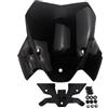 Ropaix Cupolino Moto Per BMW S1000R 2021-2024 S1000r 21-24 M1000R M1000r Parabrezza Sportivo Per Moto Parabrezza Per Motocicletta(Black(with bracket))