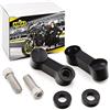 Area1 Prolunga Braccio Specchietti Moto CNC - Estensione e Allargamento Specchi Retrovisori M10 Destra + M10 Sinistra, Compatibile con MT-03 MT-07 MT-09 MT-10 MT-125 Tracer XT1200 Ténéré FZ6 FZ8 FZ1