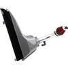 VVORHSBELL Presa d'aria fredda Compatibile Con Peugeot 206 VTS 1998-2006 1,4i 1,6i Motore Benzina Stile Carbonio ABS Tuning Filtro Inossidabile Riutilizzabile