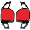 UEGVJIAS Kit Paddle Shift Compatibile con Seat per Ibiza 6P 2017-2023 Adesivi per estensione delle leve del cambio al volante dell'auto(Black)
