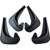 TDXWFBH 4 PCS Parafanghi Auto per Fiat Grande Punto (2006-2012), Paraspruzzi Parafango Protettiva Protezione Antispruzzo Guardie Fango