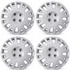 Generico Set 4 Copricerchi 15 Pollici Compatibili con Citroën Nemo e Fiat Fiorino/Qubo dal 2008 in poi - Kit 4 Copriruota Auto dal Design Elegante, Installazione Rapida