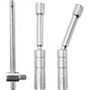 Sxutop 2 Pezzi Chiave Candela 16mm e 14mm, Chiavi per Candelette Magnetico Prolunga 8cm Chiave per Rimozione Presa per Candela Universale Flessibile con Chiave a T Regolabile per Auto e Moto