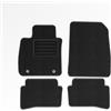 Mats4all Set di tappetini auto Compatibile con Renault Clio 2012-2019 | Antiscivolo | Con rinforzo | 4 pezzi | Tappetini per auto | Set di tappetini