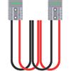 GTIWUNG 2 PCS Connettori di Alimentazione con Cavo 10AWG da 50cm 50A 600V,Connettore di Batteria, Batteria a Connessione Rapida Cavo di Cablaggio per Auto,Rimorchio,Modi Moto,Winch Trailer Verricello
