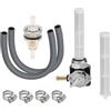 Mabutingti Rubinetto benzina per Harley Softail Custom FXST Dyna Super Glide FXD FXR Heritage Softail FLST FLHR Electra Glide FLHTC Road Glide 1993-2001 Petcock 22mm Uscita Sinistra