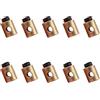 Aidqxbaoer 10 Pezzi Cavi acceleratore per moto，Morsetto universale per cavo acceleratore in ottone(5x6 mm),per Acceleratori Scooter e Moto,Compatibile con Vari Veicoli e Attrezzi da Giardinaggio