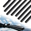 EZVEZS 8 Pezzi Gomma Tergicristalli Auto,Gomme per Tergicristallo di Ricambio,800 mm Ricambio Gomma per Tergicristalli,Universali Gommini per Spazzole Tergicristallo Compatibili con Tutti i Tergicristalli