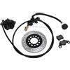 Shanrya Kit freno a disco idraulico professionale durevole pastiglie freno in metallo ad alte prestazioni per 50 fino a 250 Dirt Bike Quad ATV Go Kart