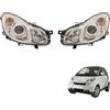 Palmaspareparts COPPIA FARI PROIETTORI ANTERIORI h7 PER SMART 451 DAL 2007 AL 2014