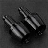 IBNA estremità manubrio Manopole Manubrio Moto Da 7/8 22mm Tappi Terminali Manubrio Contrappeso Per SH 125 300 I SH125i SH300i SH125 SH300(Nero)