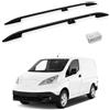 TURTLE Compatibile con Barre portatutto Crown Nissan Nv200 20092024 | Nero