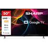 Sharp 50″ 4K Ultra HD LED Google TV 127 cm (50) GARANZIA ITALIA