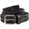 Levi's Cintura da uomo Red TAB Mainline Composition Leather Belt Caviar, 95, Caviale, 95 cm