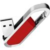 leizhan Primavera Fibbia USB Flash Drive USB 2.0 Flash Drive Memory Stick USB External Memory Data Storage Bambini Studenti regalo di compleanno (32GB, rosso)