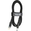 Zunate Cavo di Ricarica per Laptop, 20V/5A 100W Usb Type-C Ingresso Maschio a Dc 5,5 X 2,1 Mm Cavo di Ricarica Maschio Cavo di Alimentazione per Laptop Resistente All'usura, per L'ufficio(JD0608-2 (2 metri))
