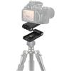Zunate Testa Inclinabile a Z, Testa a Sfera Inclinabile a Z Pieghevole con Staffa per Piastra a Slitta Rapida per Fotocamera, Compatibile con Treppiedi, Guide, Carrelli, per Treppiedi / Fotocamere DSLR Video