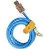 Clyictz 120W 6A Super Fast Charge Type-C In Silicone Liquido USB Rapido Dati per Smartphone Pixel Bold Blue 2M