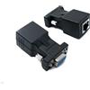 System-S Convertitore Ethernet VGA Over IP 2 X VGA femmina a LAN RJ45 femmina 20 m di portata