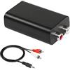 CERRXIAN Isolatore del rumore del loop di terra, eliminatore del filtro antirumore 2 RCA, utilizza un cavo audio jack per eliminare il rumore del ronzio dal sistema audio dell'auto/stereo domestico