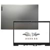 WANGHUIH Coperchio posteriore LCD + lunetta + cerniere compatibile con laptop Lenovo ThinkBook 14 G3 ACL G3 ITL G2 ARE G2 ITL