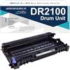LCL Tamburo Compatibile DR2100 DR-2100 Drum 12000 pagine Nero Sostituzione per Brother DCP-7030 DCP-7032 DCP-7040 DCP-7045N HL-2140 HL-2150N HL-2170W HL-2170N MFC-7320 MFC-7320W MFC-7340 (1-Pack)