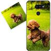 KARTXITAI Cover Personalizzata Compatibile con LG K40S con Foto Testi logo,Custodia Morbido TPU Silicone Gel Trasparente Custom Case con Immagine,Testo+1 x Cinturino Universale