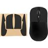 kwmobile Nastro Antiscivolo per Mouse da Gioco Compatibile con SteelSeries Sensei Ten/raw/xai Griptape - Facile da Applicare e Sottile - 0,5 mm - nero