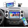 Roinvou Qualcomm 4G+64G 8Core Android 15 Autoradio per VW Tiguan 2006-2016 con Carplay Android Auto, 9 Pollici Auto Schermo 2Din con GPS WIFI Bluetooth FM/RDS DSP SWC Retrocamera