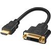 Saisn - Cavo adattatore da HDMI a DVI, bidirezionale 4K HDMI maschio a DVI-D (24+1) femmina cavo convertitore 1080P DVI a HDMI HD video cavo adattatore per HDTV, PC, Xbox, Blu-ray DVD, A/V ricevitori