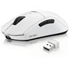 DAREU A950GM Mouse Gaming wireless 60g, sensore da gioco PAW3395, mouse gaming wireless/cablato BT/2,4 G, 6 DPI regolabili fino a 26000, mouse da ufficio con caricatore rapido per Win11/Android/MacOS