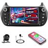 Inefala [4G+128G]Inefala Android 15 Autoradio per FIAT Fiorino 2008－2016 con Wireless Carplay Android Auto, 7 Pollici Touchscreen Stereo Auto Bluetooth con Navi GPS WiFi RDS/FM SWC Retrocamera Mic