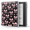 Ayotu Custodia per Kobo Libra Colour 7 pollici, copertura trasparente (acquerello fiocco)