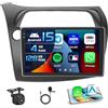 Inefala 4+128G 9'' Android 15 Autoradio per Honda Civic VIII 2006-2011