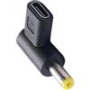 CAZSTYK Tipo C Femmina A 4.8x1.7mm Maschio Adattatori di Ricarica 100W Ricarica Rapida Per Dispositivi 12V 20V