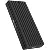 ICY BOX Custodia M.2 NVMe, USB 3.2 (Gen 2x2, 20 Gbit/s), USB-C, SSD M.2 NVMe, PCIe 3.0, Chiave M, Sistema di raffreddamento, Alluminio, IB-1917M-C32