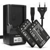 CELLONIC 2x Batteria per Fotocamera Compatibile con HP Photosmart R817, Photosmart R607, Photosmart R927, L1812A - (1180mAh, 3.7V) + Caricabatteria