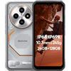 Blackview FORT 2 AI Smartphone Rugged Leggero, Editor di Foto IA, 24GB+128GB, 10,7mm Ultra-sottile, 16MP+13MP, 6,56'' HD+, Telefono Robusto IP68 Antiurto Cellulare, Android 15 DUAL SIM, GPS NFC Bianco