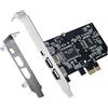 Oikabio Scheda PCI-E PCI FireWire, scheda controller IEEE 1394 con Firewire, per video, trasmissione audio, ecc