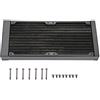 Richer-R Radiatore in Alluminio da 120mm / 240mm / 360mm, Radiatore in Alluminio a 12 per PC Raffreddato ad Acqua Scambiatore di Calore PC per PC Radiatore/Apparecchiature di Bellezza(240mm)